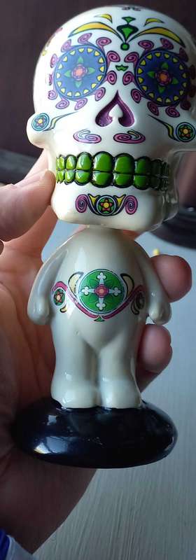 Sugar Skull Bobble Head