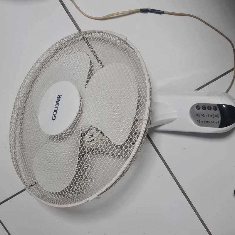 Goldair GCWF100 40cm Wall Fan with Remote