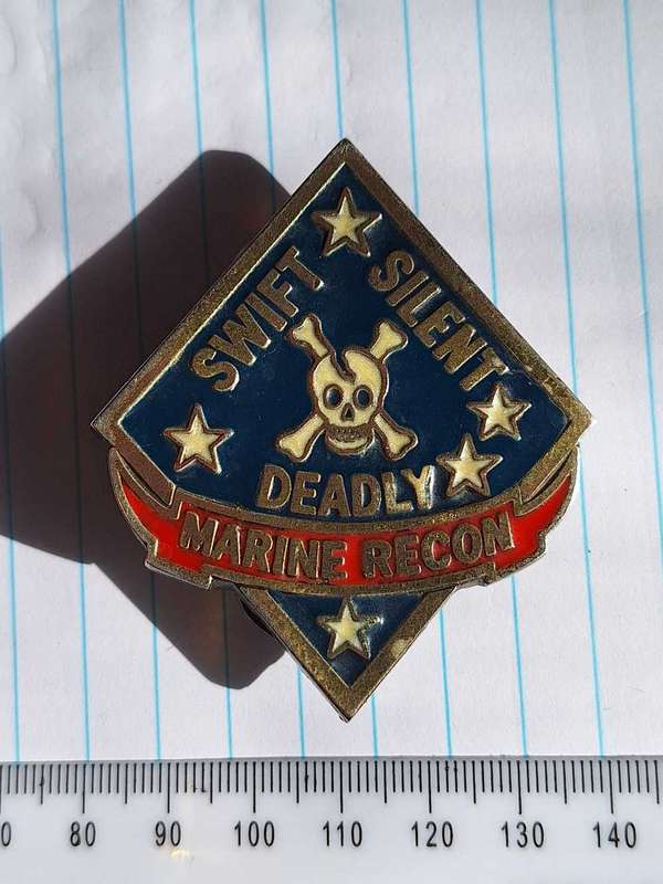 USA MARINE RECON Belt Buckle