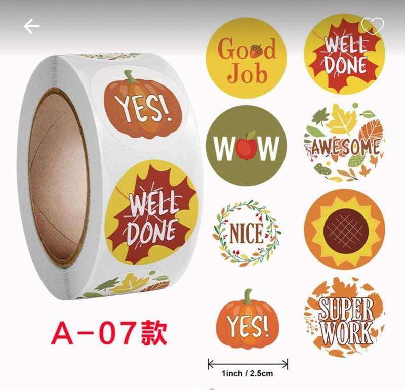 Student stickers