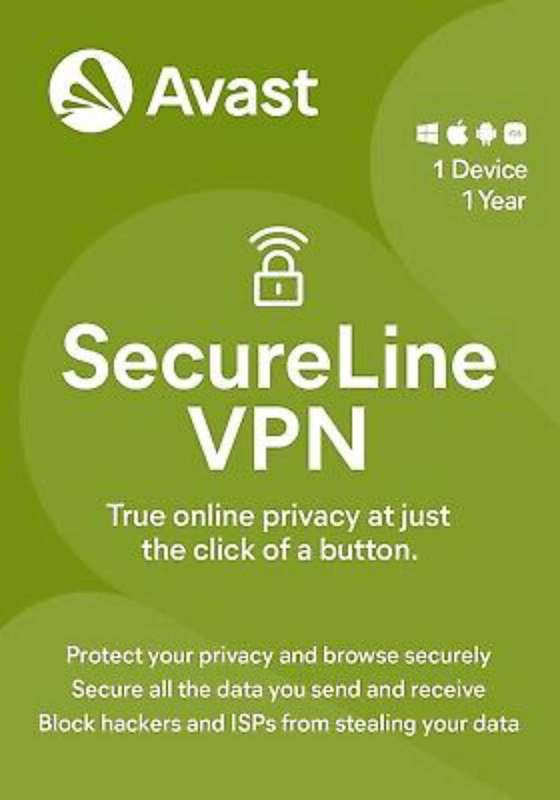 Avast SecureLine VPN (1 Devices| 1 Year)