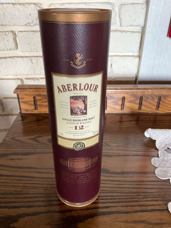 Aberlour 12 year single malt scotch whiskey