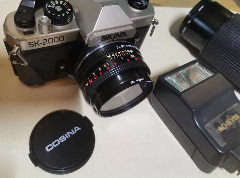 Vintage SK-2000 SKINA Camera & Extras