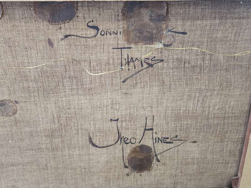 !Rare! Theodore Hines oil on canvas (R80 000+)