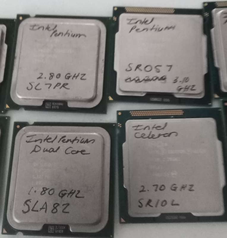 VINTAGE CPU`S X10.