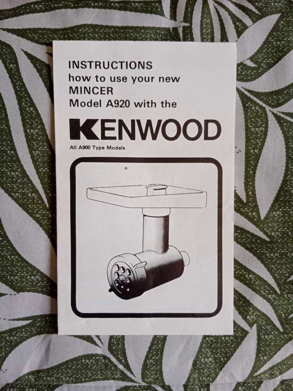 Kenwood CHEF Mincer A920