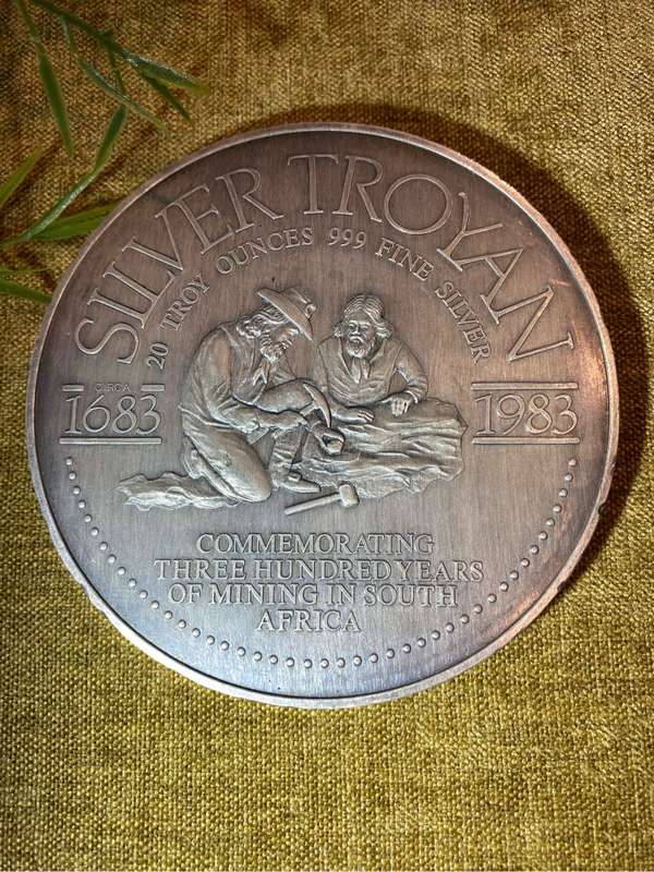 Silver Troyan Commemorating Fine Silver Coin