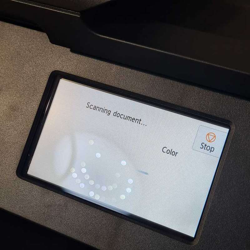 Bluetooth and wifi print capable Canon PIXMA TS9540 multifunctional printer