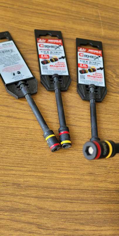 Magnetic High Quality (1/4 & 5/16) Inch Reversible Screw Driver Bits (BID PER PIECE)    LAST 2x