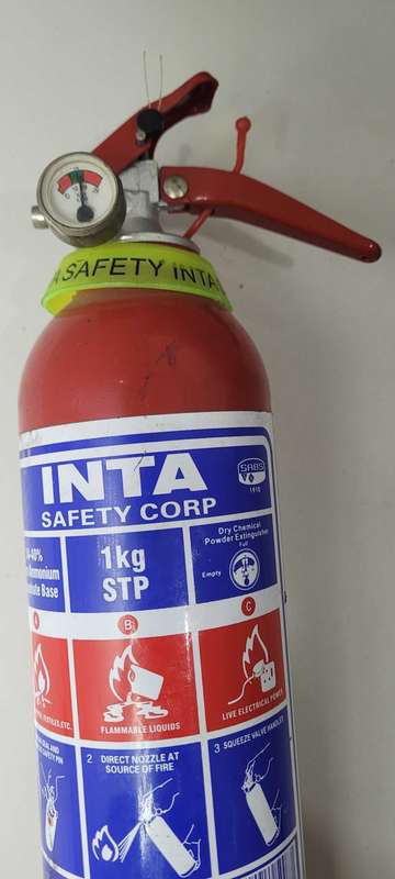 1Kg FULL Extinguisher (No Clear Service Date)