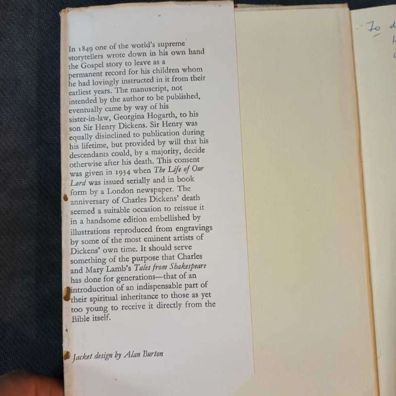 The life of our Lord. Charles Dickens