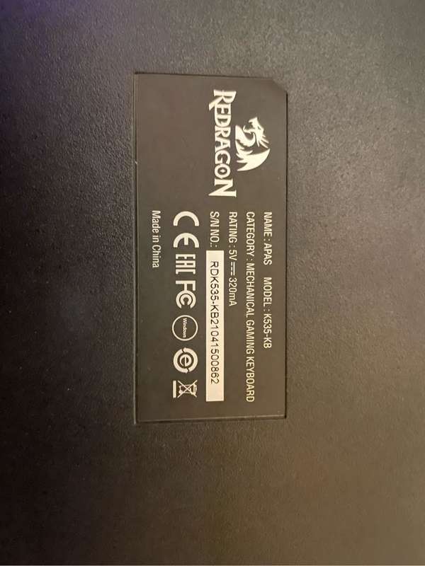 RedDragon K535 Mechanical Slimline RGB Gaming Keyboard