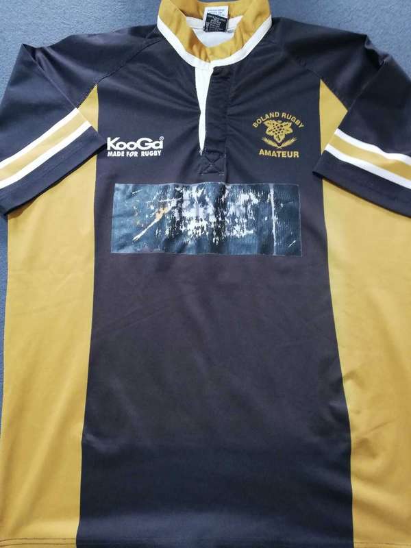 Boland Amateur Rugby Jersey Matchworn no 8 Size XXL