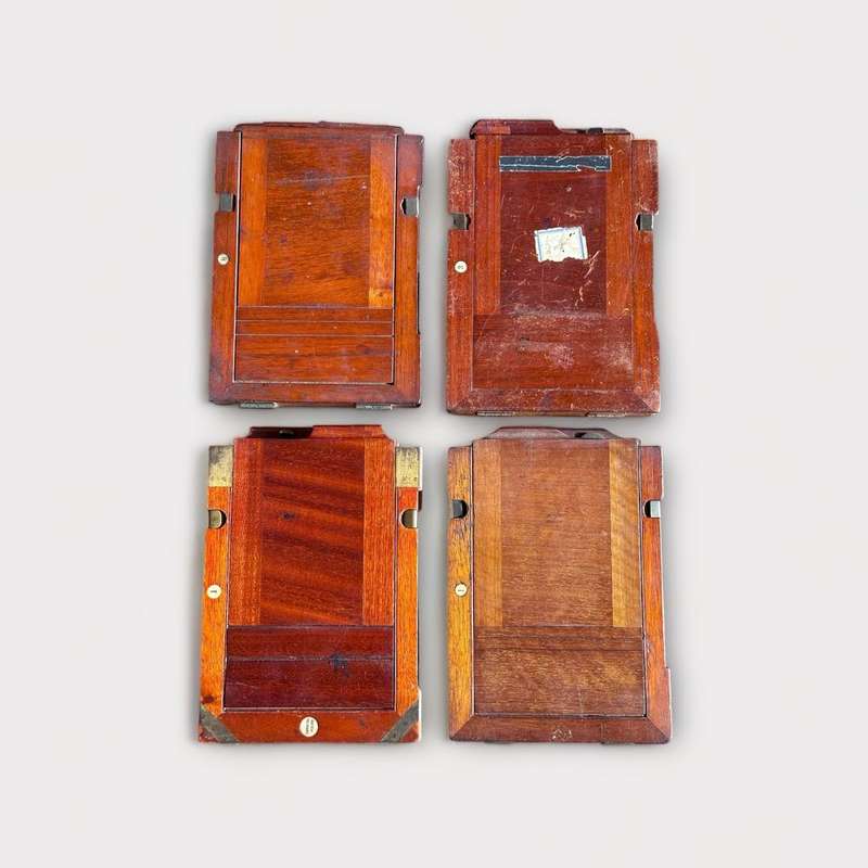 Antique Wooden Photographic Plate Holders