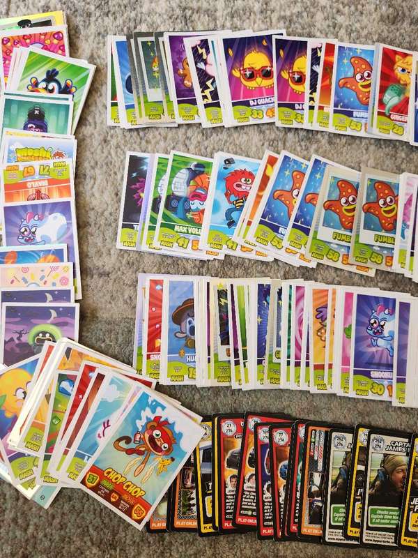 Moshi monsters & Top gear cards BIG batch