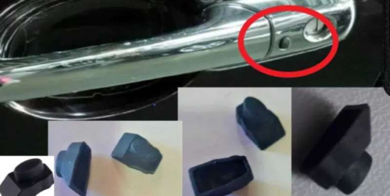 Mazda MX5 silicone door handle push button for keyless entry