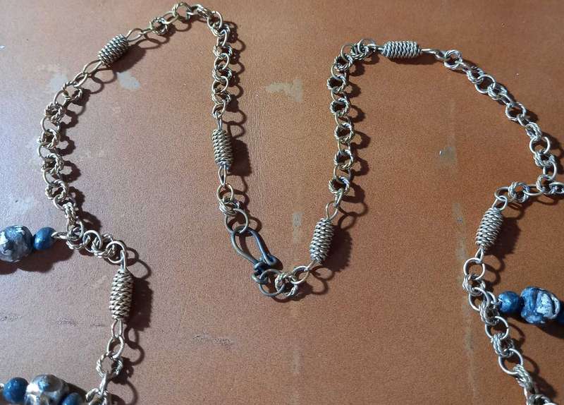 Vintage Penca de Balanganda All Hands on Neck Fetish Charm Necklace