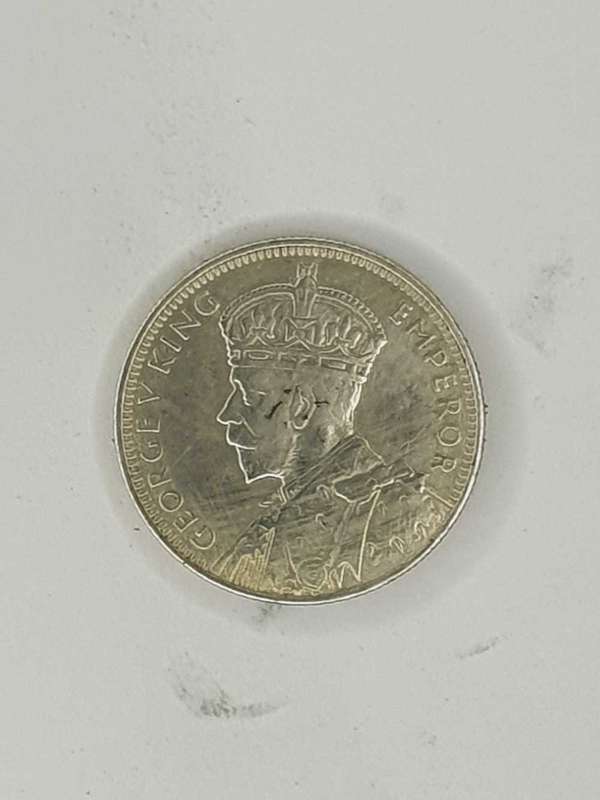 1936 Mauritius Quarter Rupee