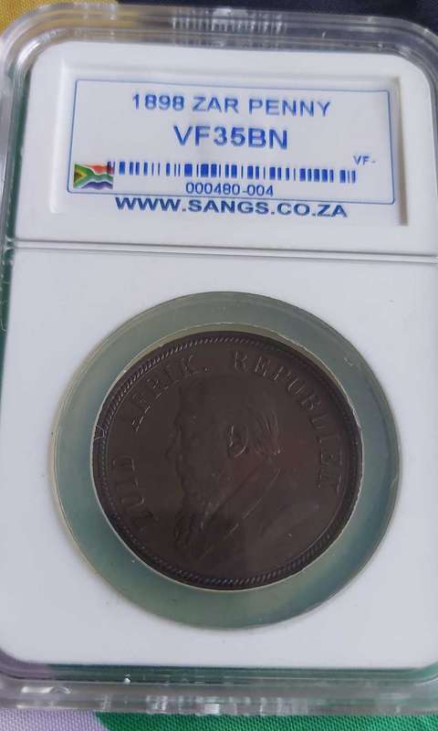 1898 ZAR penny