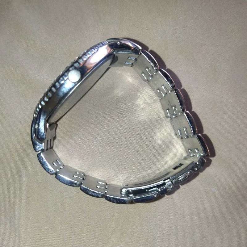 Iced Out Watch - Silver Plated