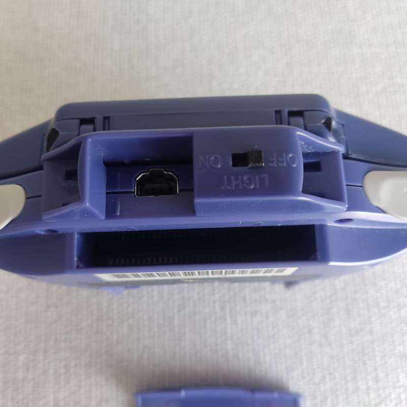 Gameboy Advance AGB-001 with light attachment