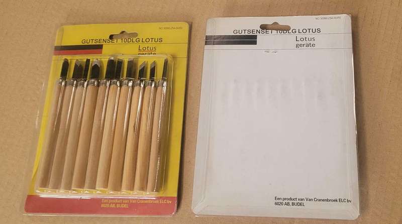 10- Piece Wood Carving Set (Bid Per Set)