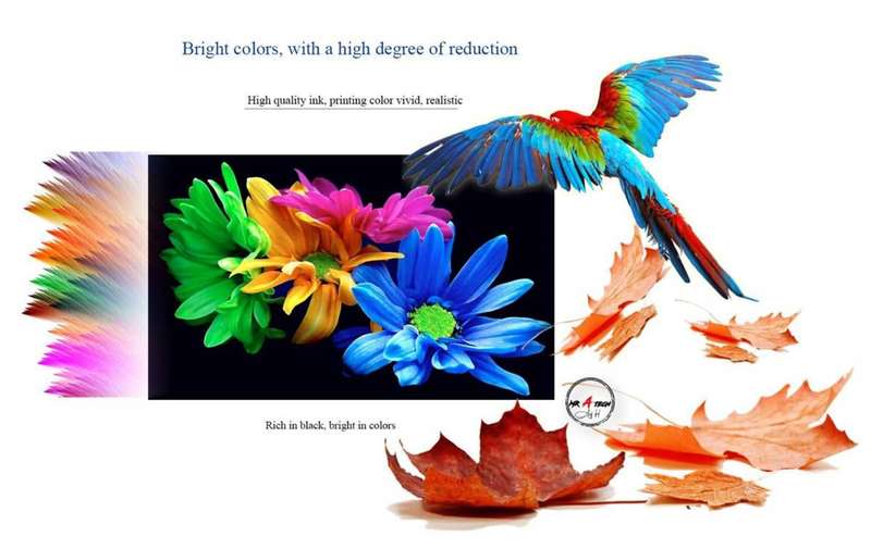 Universal Refill Ink Dye Ink (BK/C/Y/M) CANON,Brother,Epson,HP-Compatible