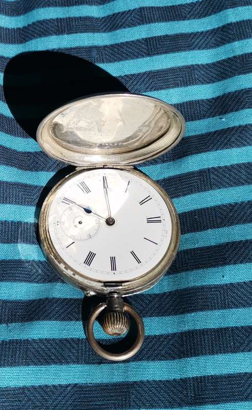 Antique Silver Pocket Watch (not working)