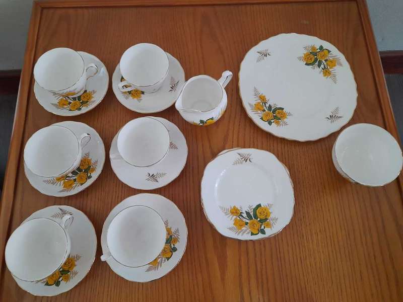 Crown royal vintage tea set