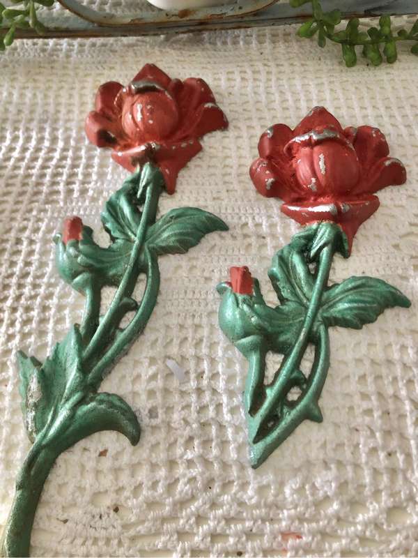 Vintage metal wall decor