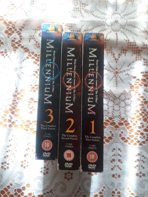 DVD BOX SETS: MILLENIUM COMPLETE SERIES 1,2 AND 3 IN LIKE NEW CONDITION