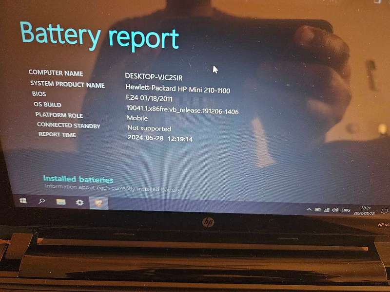 2x Hp mini laptop 210hd