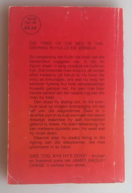 Sies tog, kyk hy`s dood deur James Hadley Chase (Olympos boek)