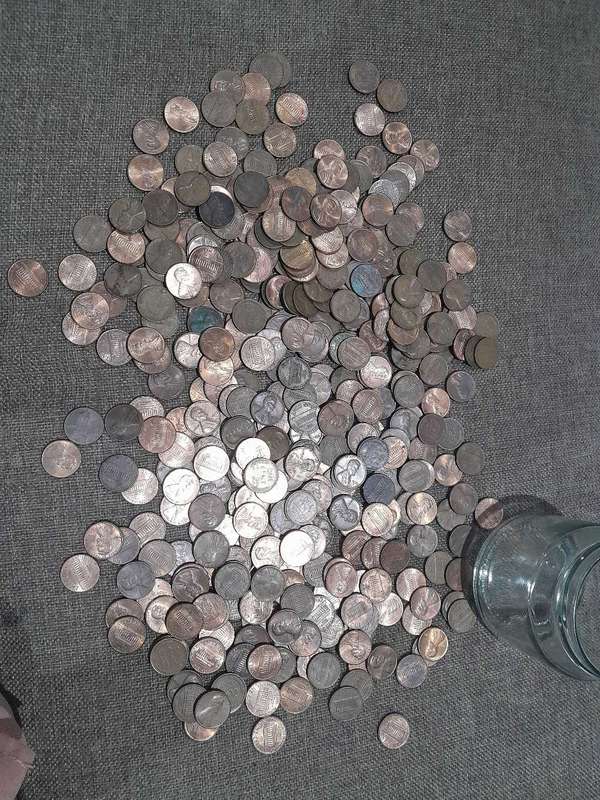 USA One cent coins
