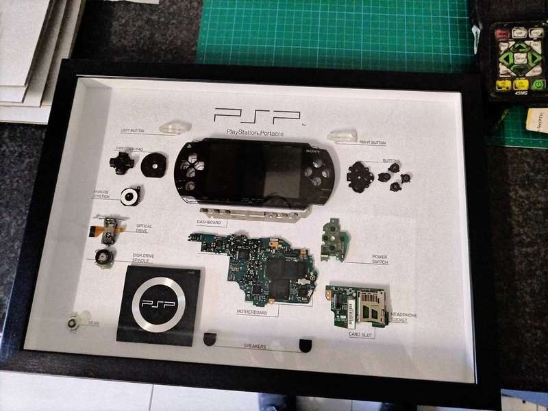 Sony Psp console wall art
