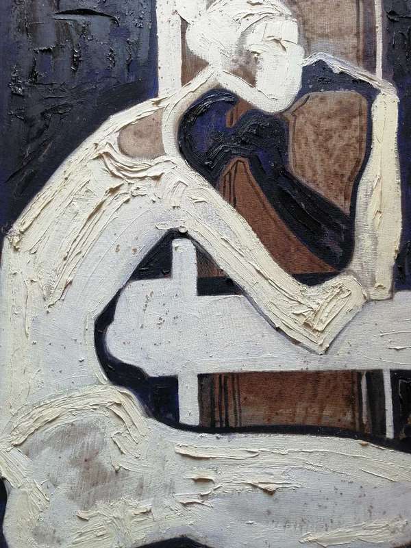 Very rare!! Rochelle feinstein oils on canvas board