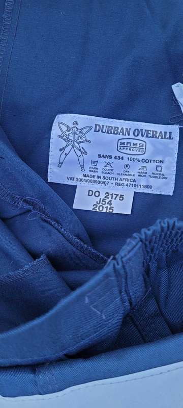2-Piece TRANSNET Work-Suit. 58/147 Chest, 54/137 Waist (Bid Per Piece)