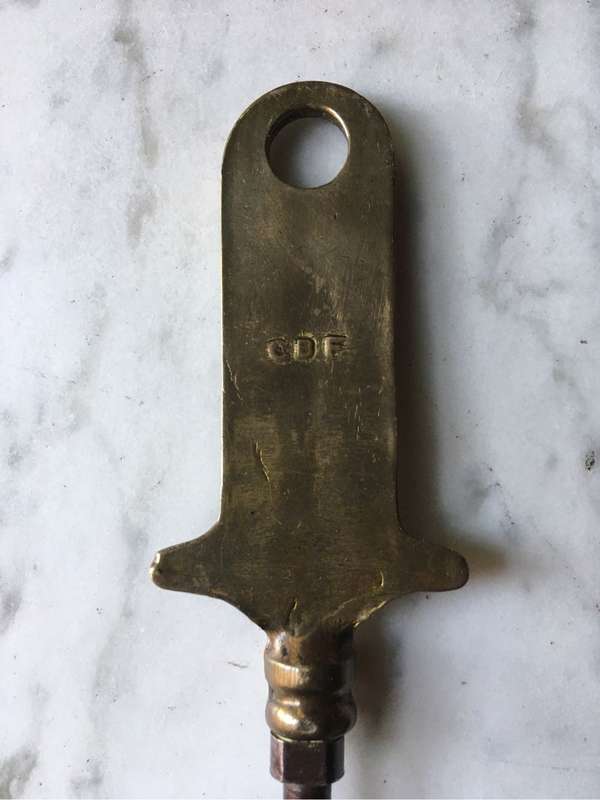 Vintage 1930s Shakespeare Brass  Bottle Opener