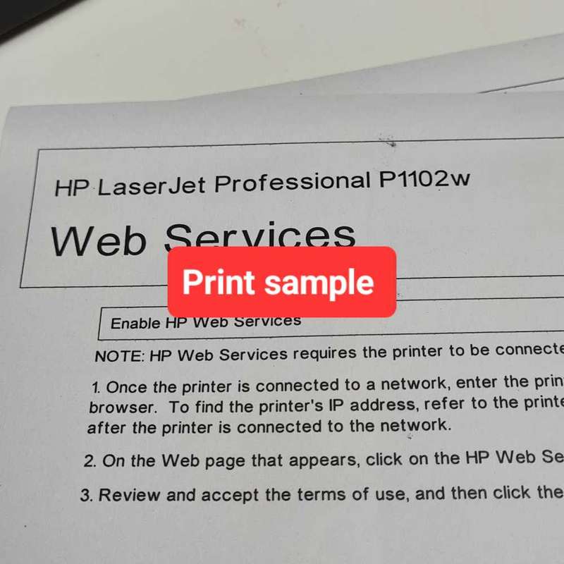 HP laserjet P1102w monochrome wireless printer