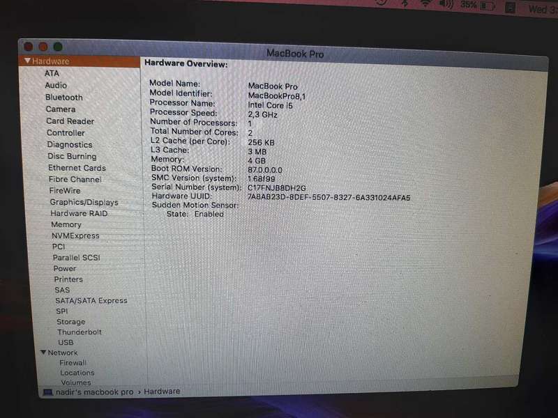 Macbook pro 13 inch