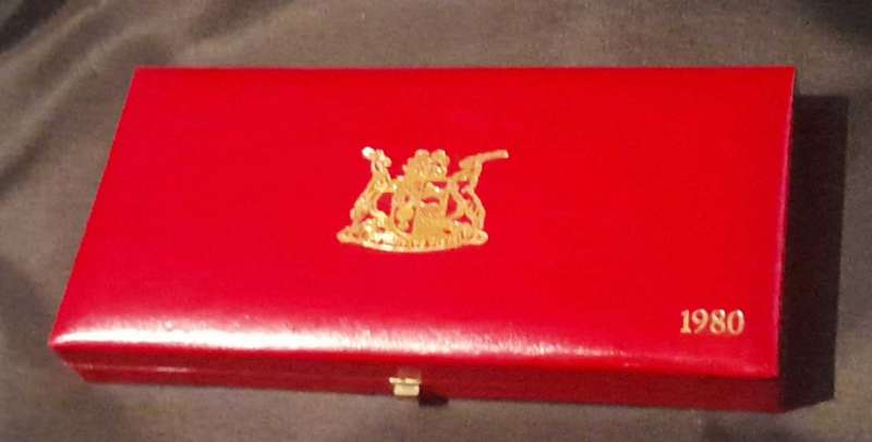 2 x Partial Proof Set coins 1980 for 1 bid