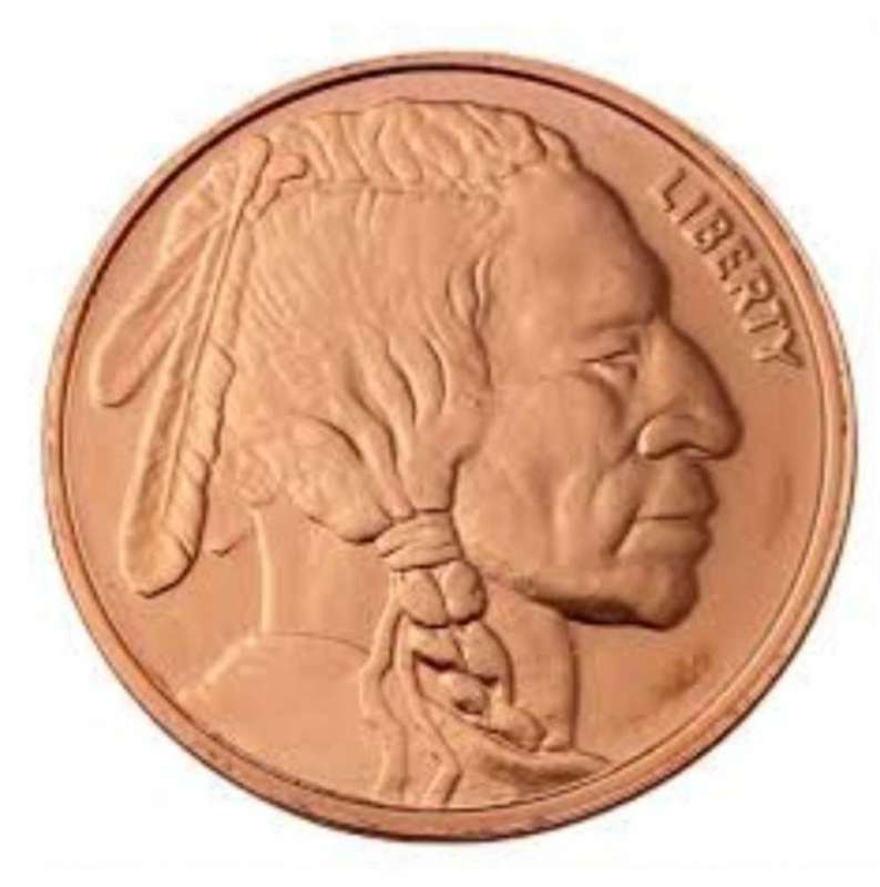 1oz Copper American Buffalo coin