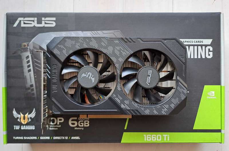 ASUS TUF Gaming GeForce GTX 1660 Ti OC Edition 6GB GDDR6 Graphics Card - As New in Box with Warranty