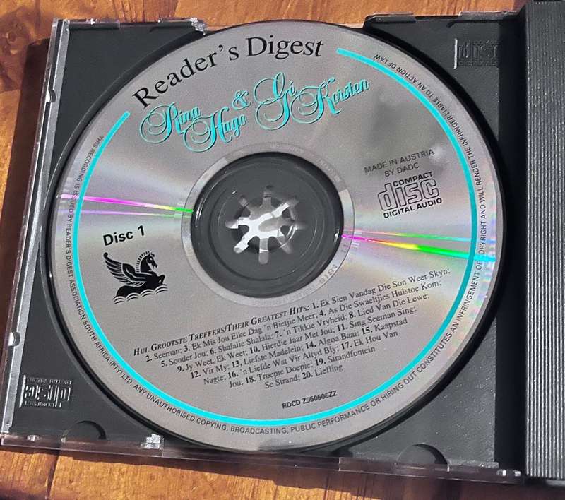 4CD set Rina Hugo & Gé Korsten (Readers Digest)