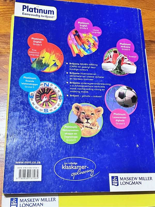 Platinum Wiskunde 5 - Onderwysersgids en werkboek