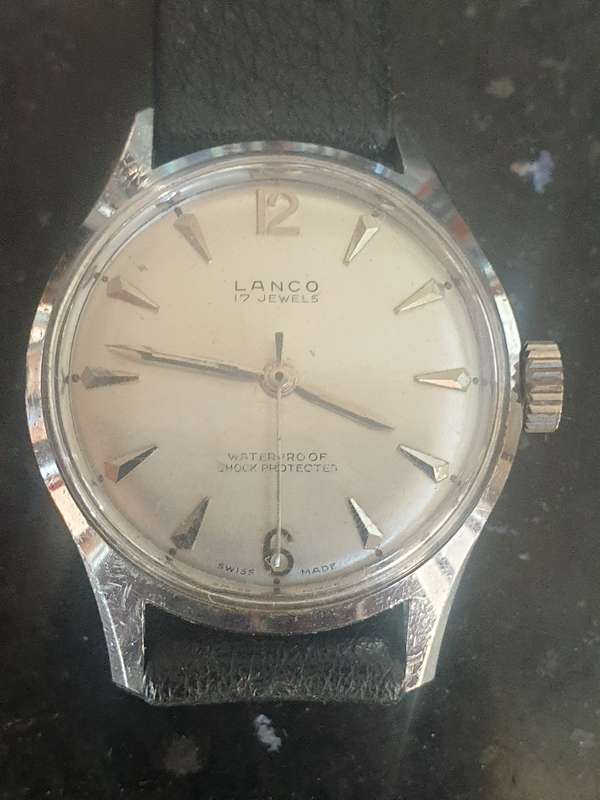 Vintage Laco wind up 17 Jewel watch