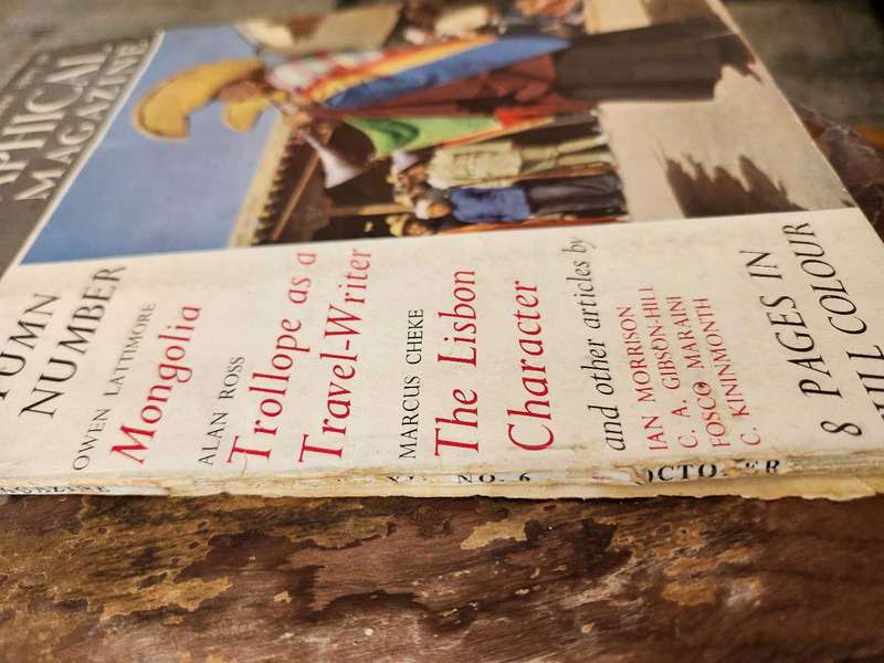 National Geographic 1949 - VERY collectible - shows definite wear but great for age
