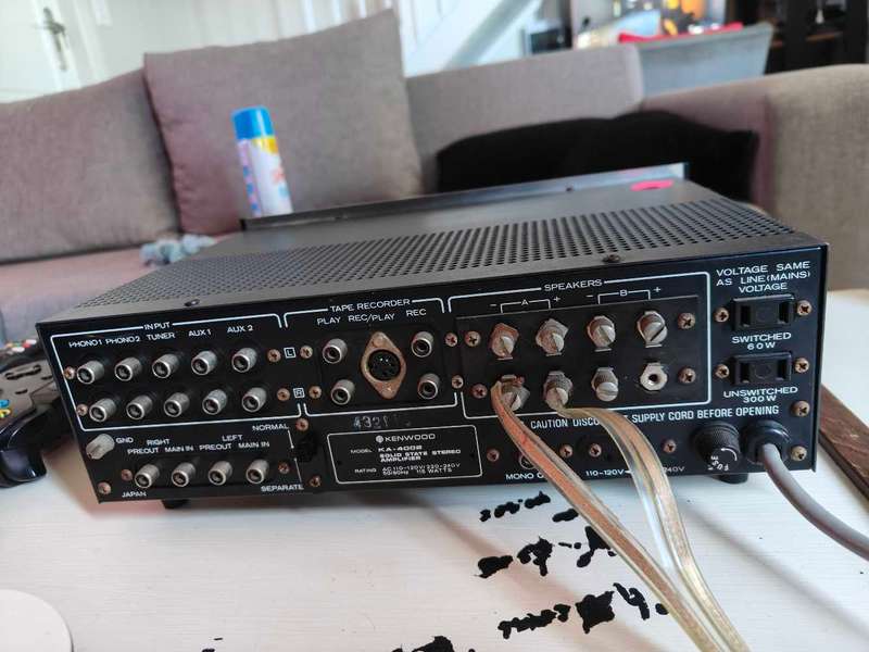 Vintage Kenwood KA 4002 solid state amplifier