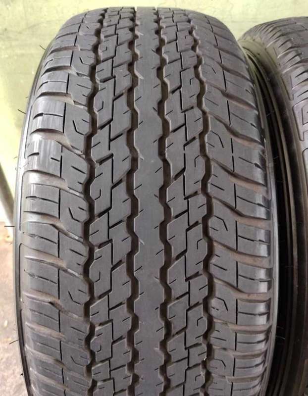 265/60/18 Dunlop Grandtrek All Terrain tyres. 80% life