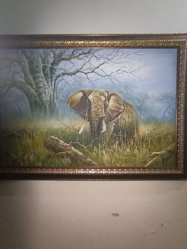 H. CARLTON original oil on canvas
